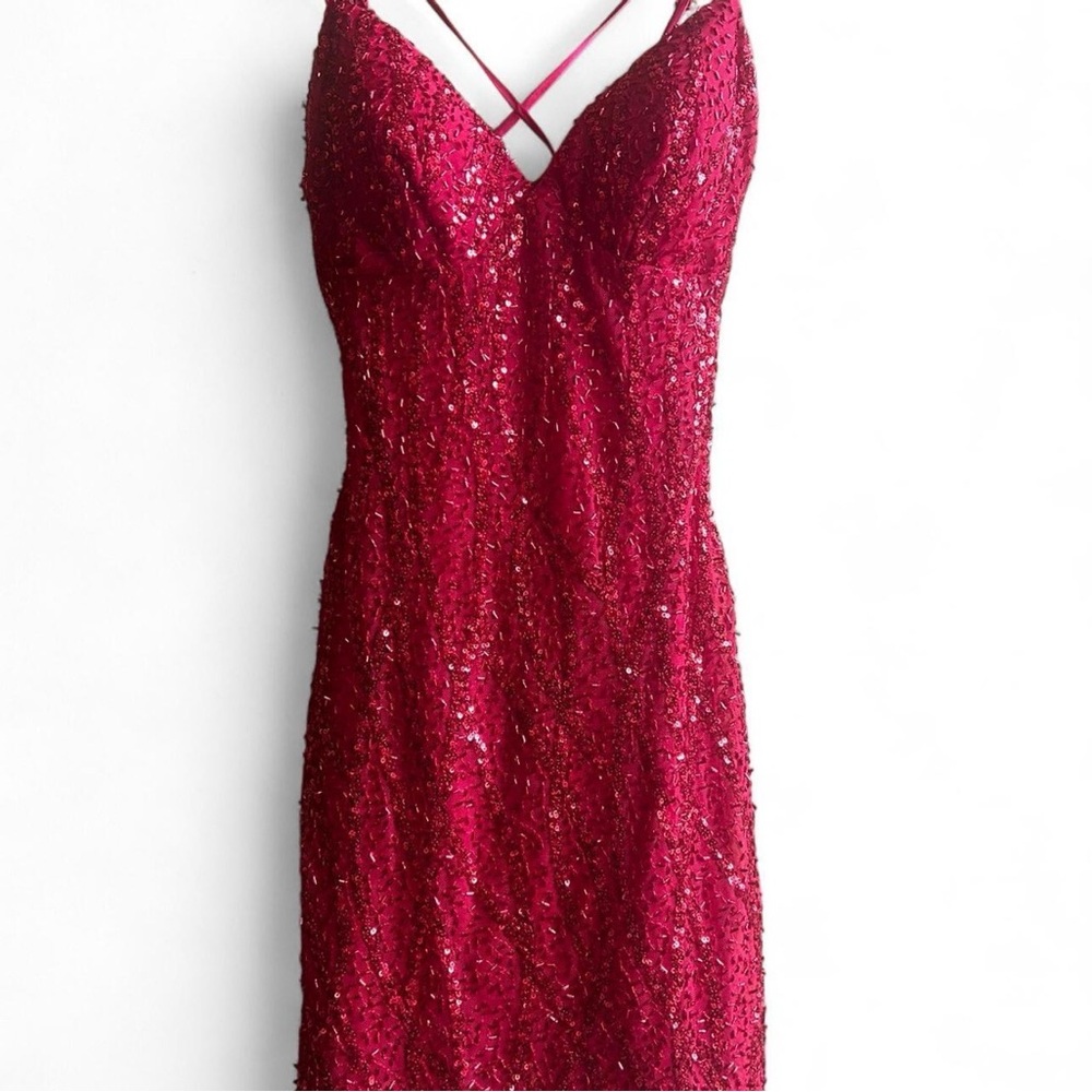 Red sequin hoco dress - Windsor